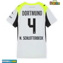 Borussia Dortmund Nico Schlotterbeck #4 Auswärtstrikot Frauen 2025-26 Kurzarm